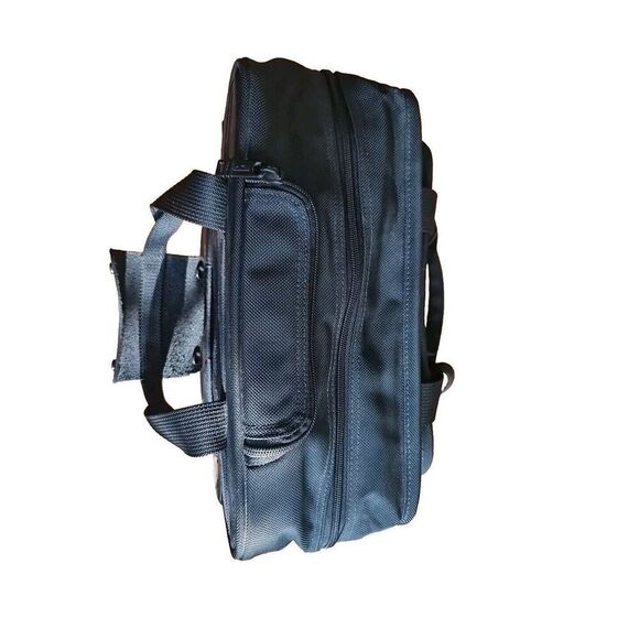 TUMI Alpha Rolling Laptop Briefcase Bag Ballistic Overnight Suitcase 2214D3 BLK - Picture 8 of 14